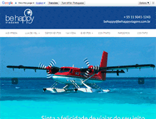 Tablet Screenshot of behappyviagens.com.br